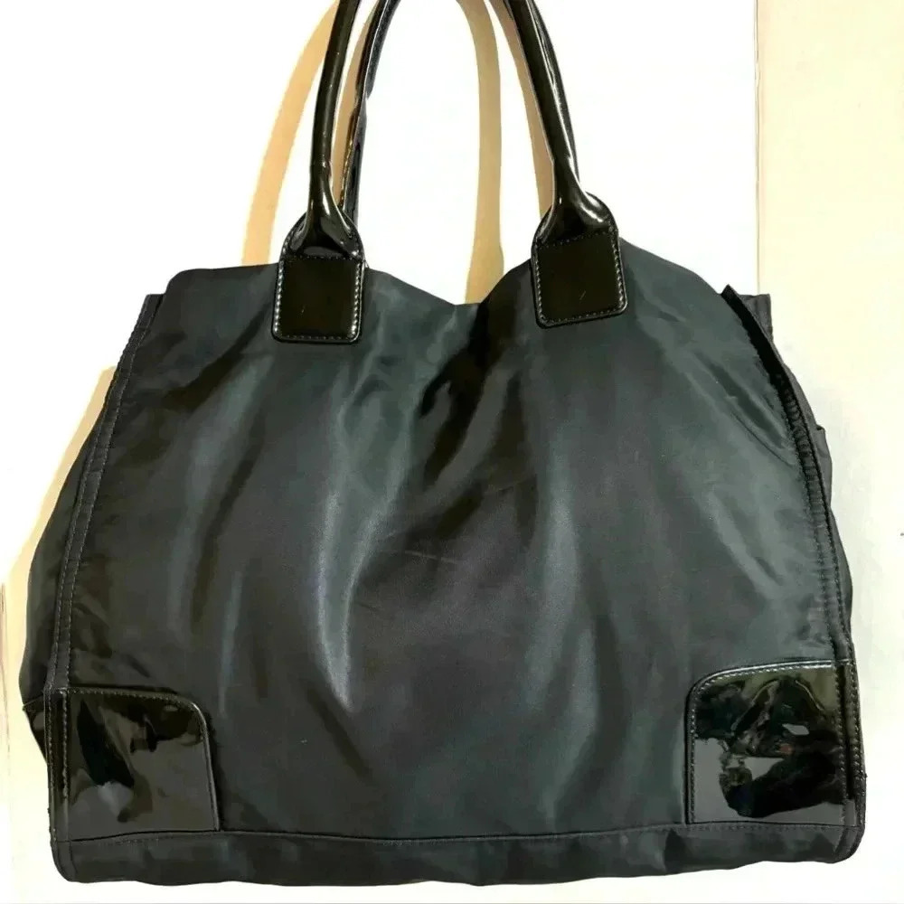 COPY - Tory Burch black nylon tote handbag - Picture 3 of 13